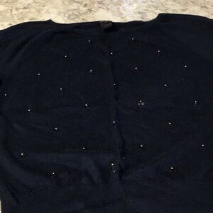 Ann Taylor summer sweater, navy, M